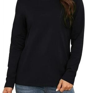 Classic Black Long Sleeve Top